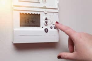 de verwarming 's nachts regelen