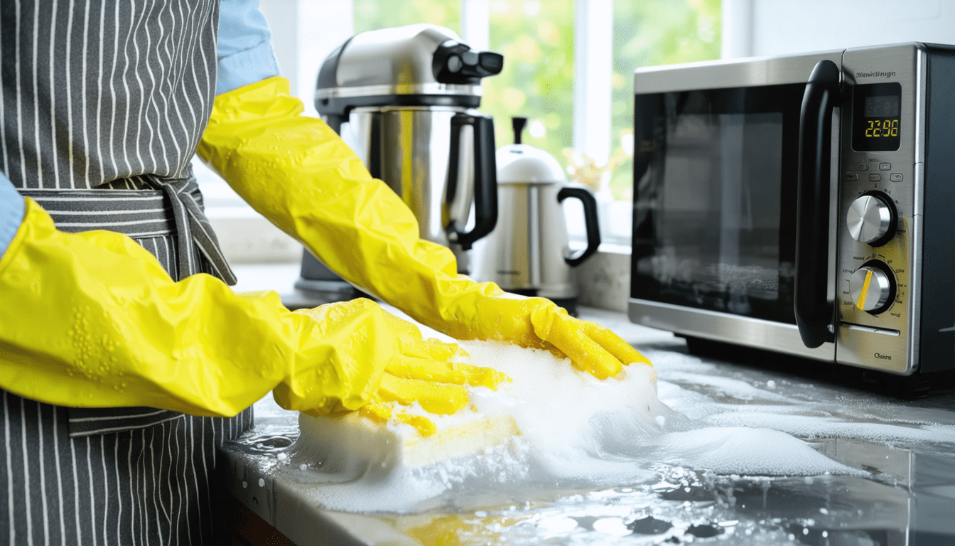 professionele schoonmaaktips en methoden voor keukenapparatuur om hygiëne en efficiëntie te garanderen.